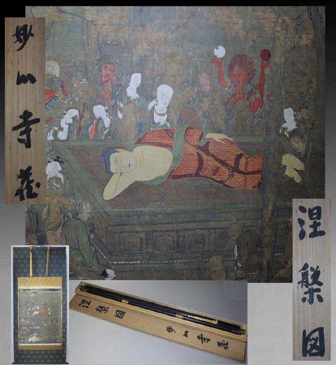 真作】【WISH】矢野喜久男「フローラ」油彩 8号 ◇花飾りの美人名品 〇