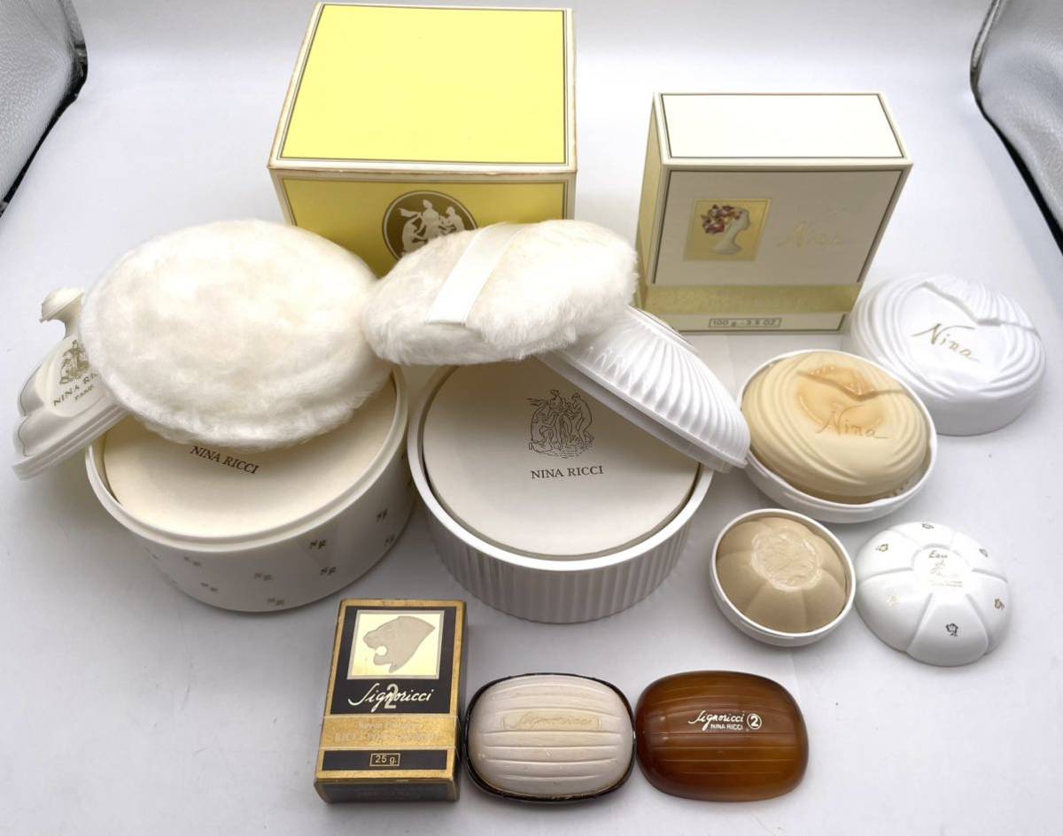 NINA RICCI レールデュタン ボディパウダー×2●石鹸 Nina オーデフルール シニョリッチ 2