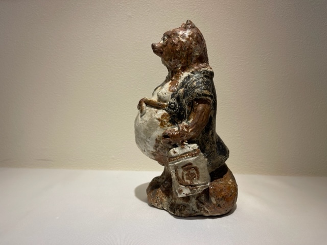 信楽焼狸タヌキ置物縁起物古い陶器 信楽焼 八相伝 狸 置物 /検索 信楽