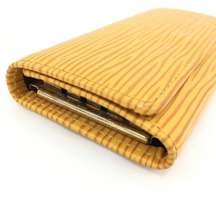 LOUIS VUITTON ルイヴィトン キーケース エピ イエロー ミュルティクレ