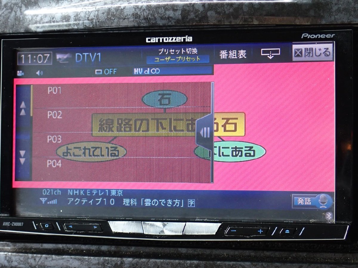 carrozzeria Pioneer カーナビ 7インチAVIC-ZH0007 サイバーナビ