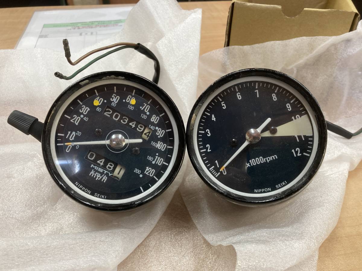 CB400F旧車から外したメーターセット中古品 【公式通販】