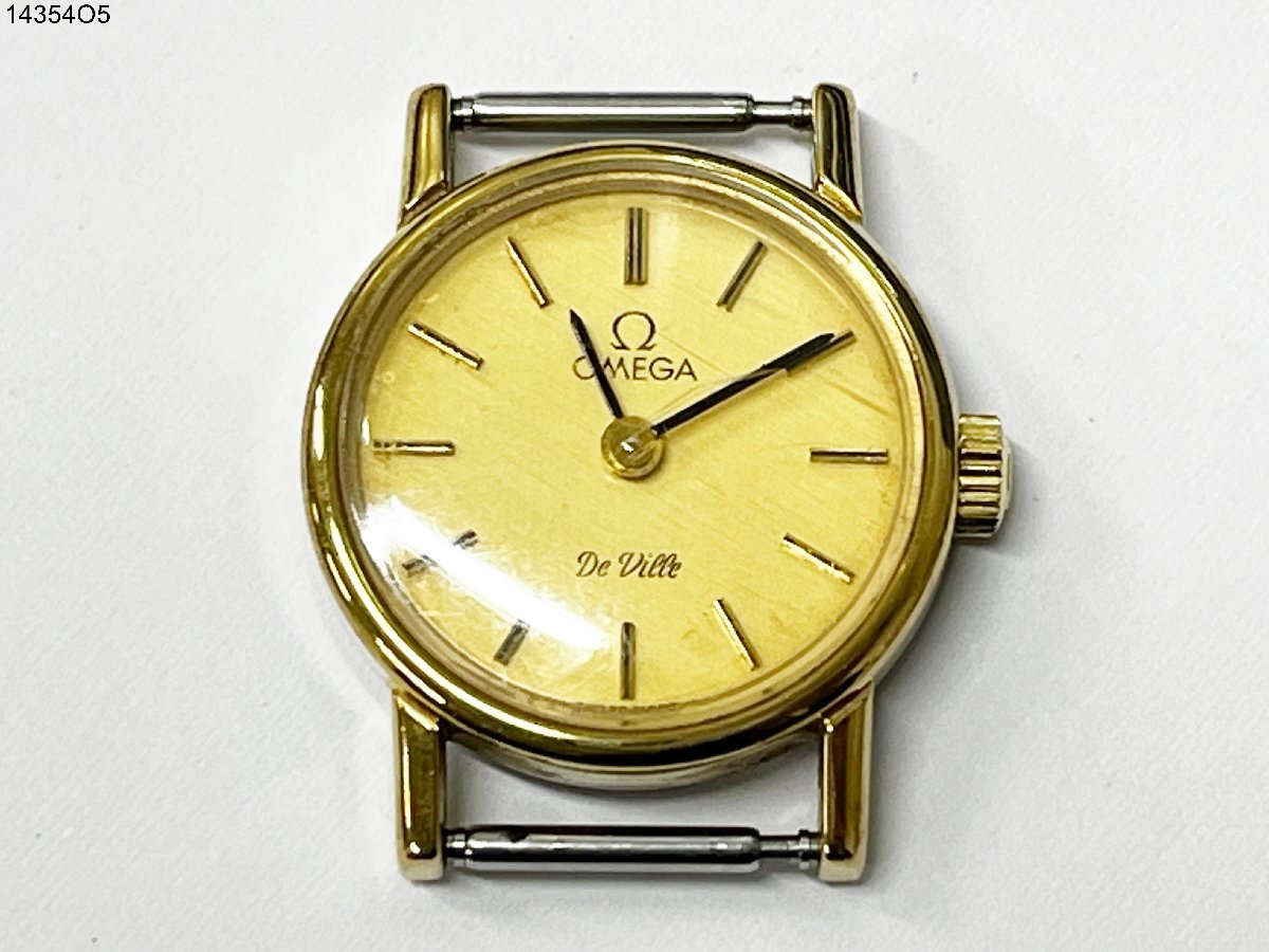 ★OMEGA オメガ De Ville デビル 511.0554 Cal.625 17石 手巻き 2針 ゴールド レディース 腕時計 14354O5-16
