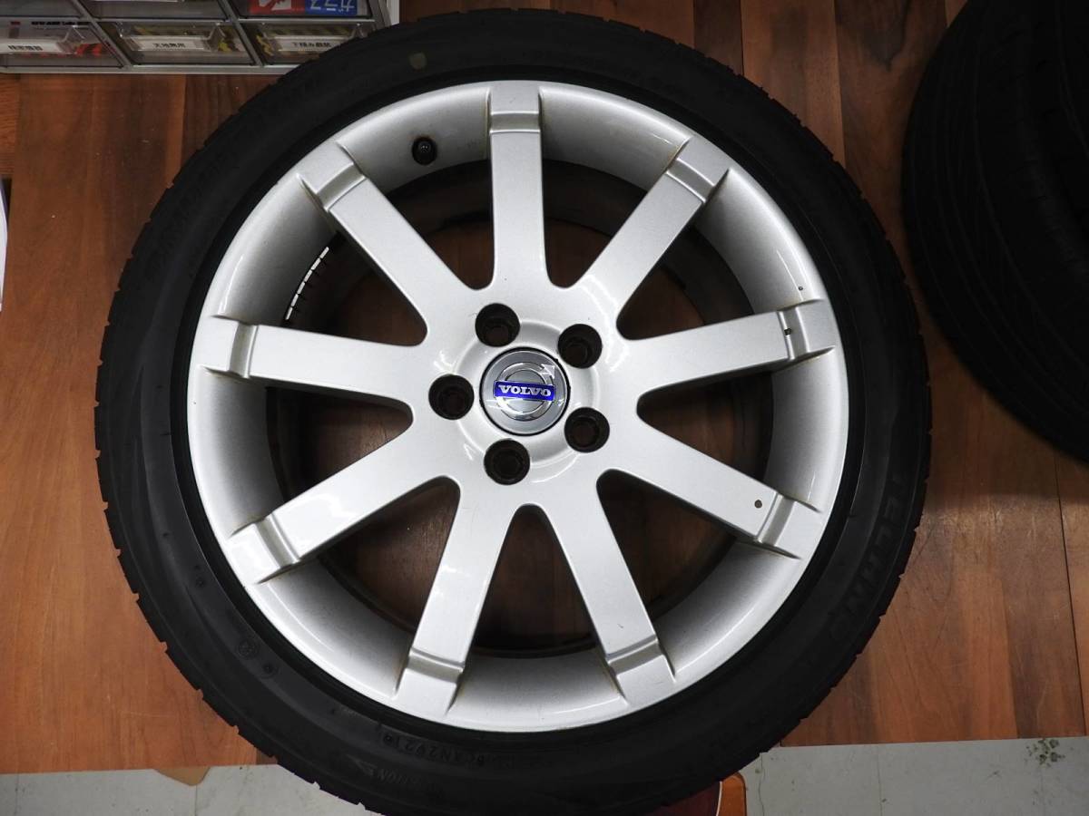 純正】VOLVO ボルボ☆17インチ タイヤ付アルミホイール 4本セット 7.5J 