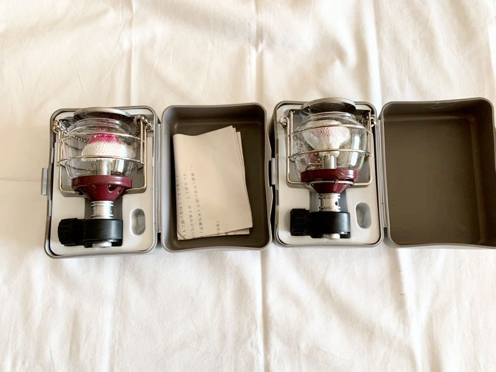 未使用 ガスランタン GIANT LIGHT GP-001 Scotch Suprax glas 2つセット ドイツ製