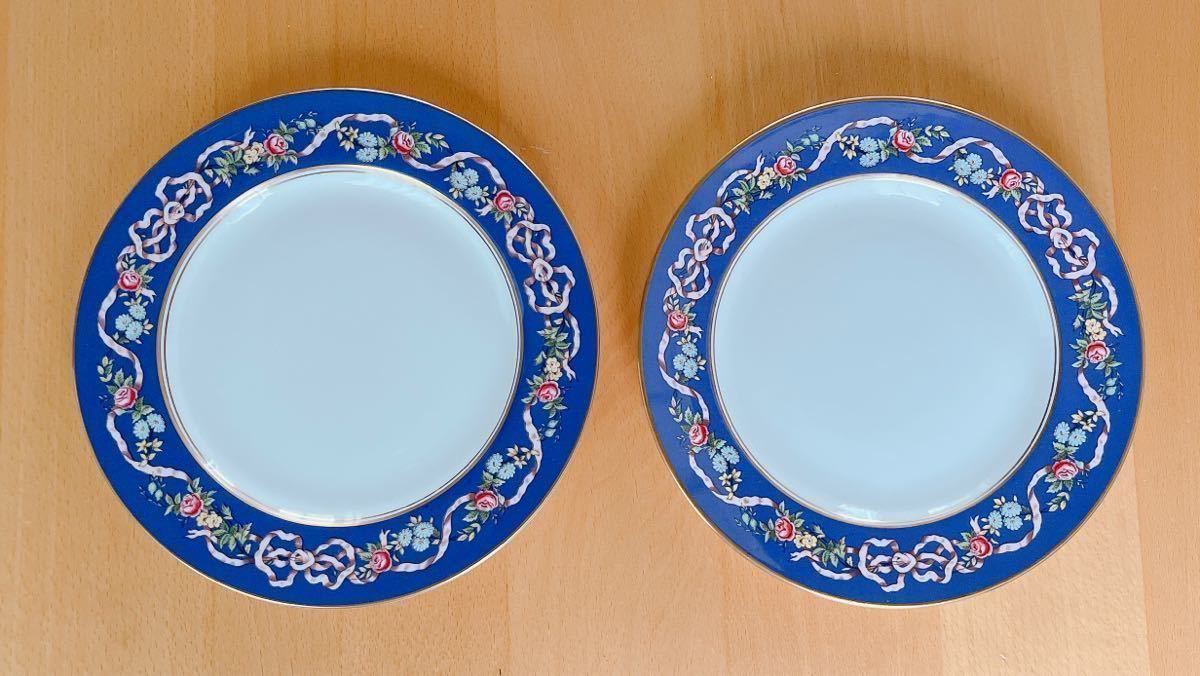 スポード　リボンアンドローズ　ケーキプレート　2枚_1