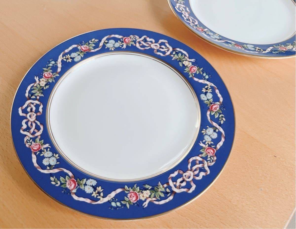 スポード　リボンアンドローズ　ケーキプレート　2枚_2