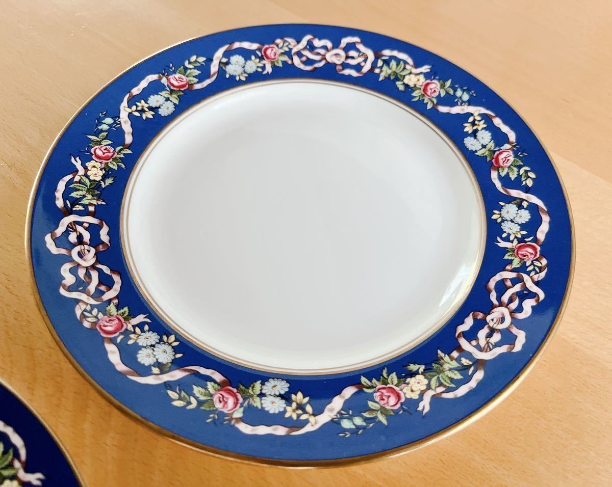 スポード　リボンアンドローズ　ケーキプレート　2枚_3