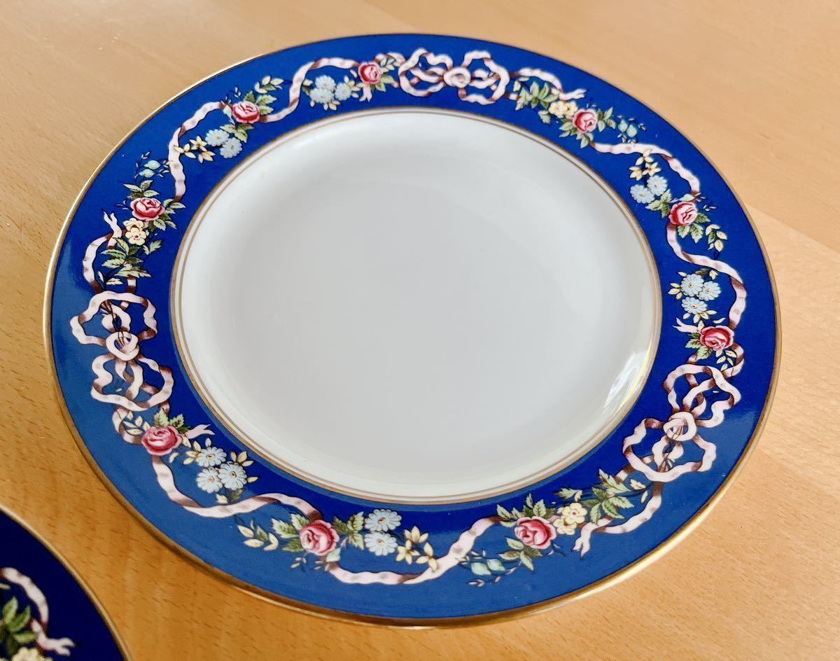 スポード　リボンアンドローズ　ケーキプレート　2枚_4