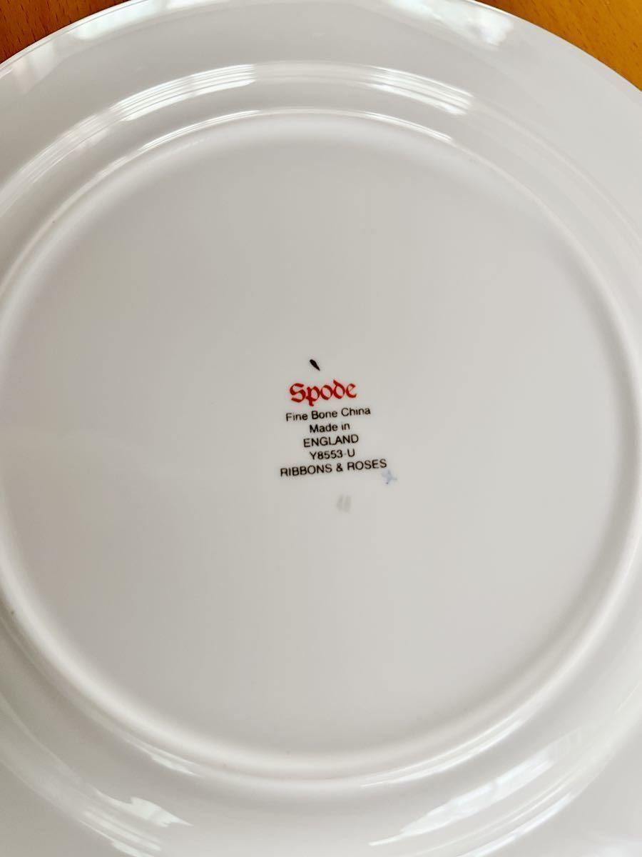 スポード　リボンアンドローズ　ケーキプレート　2枚_6