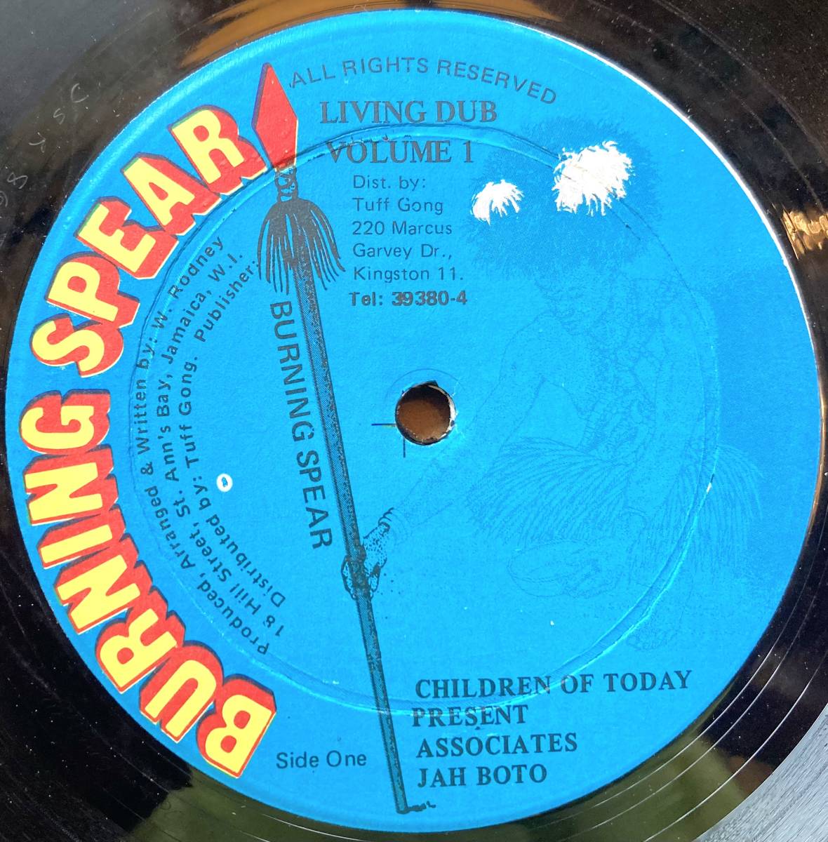 ■※JKT不良■Burning Spear(バーニング・スピア) LP2枚セット! Living Dub Volume 1/Man In The Hills■Roots Reggae Dub レゲエ