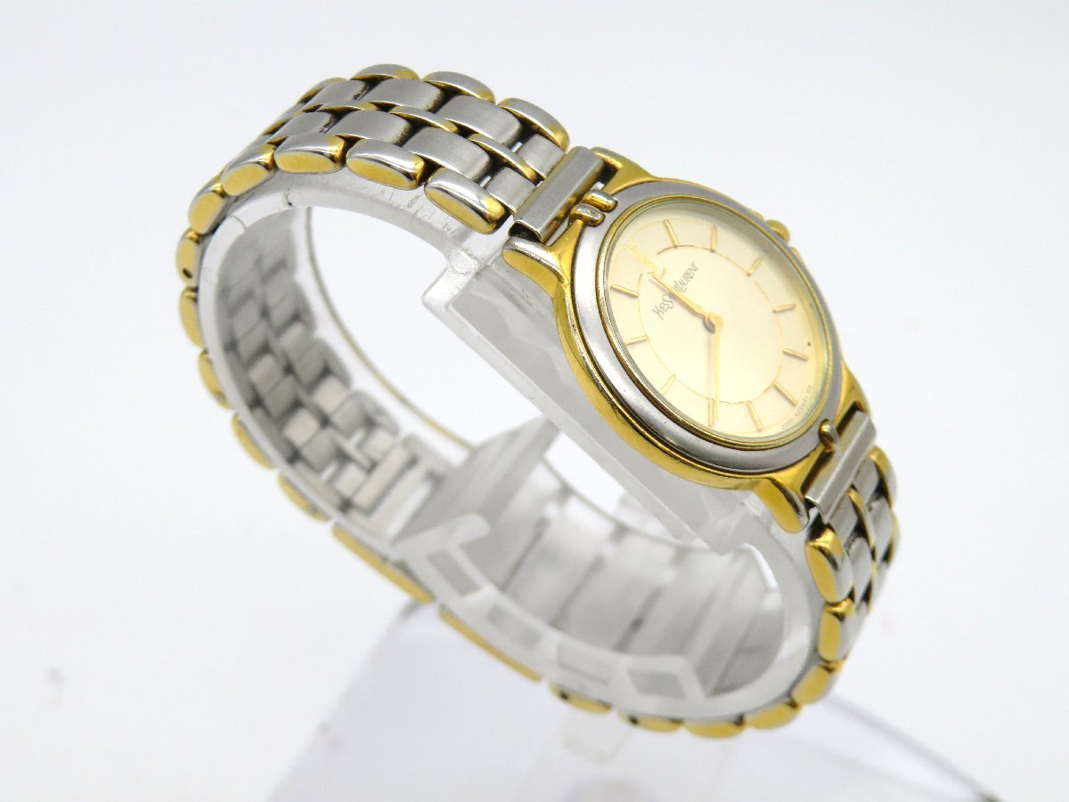 2200-228481 – Laurent YSL イヴサンローラン Yves Saint Watch Gold 