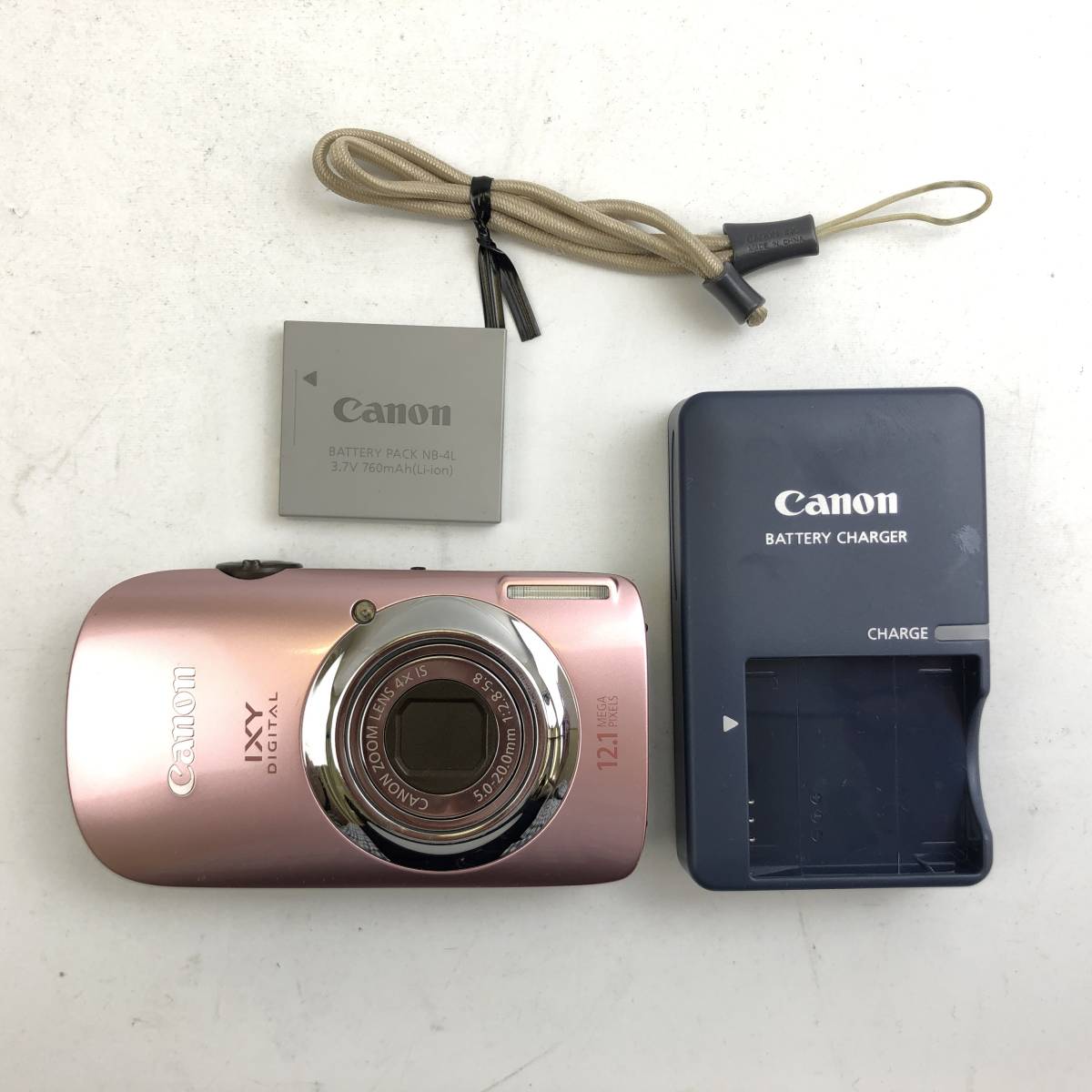 美品】CANON IXY 510IS デジタルカメラ ピンク IXY Canon ピンク