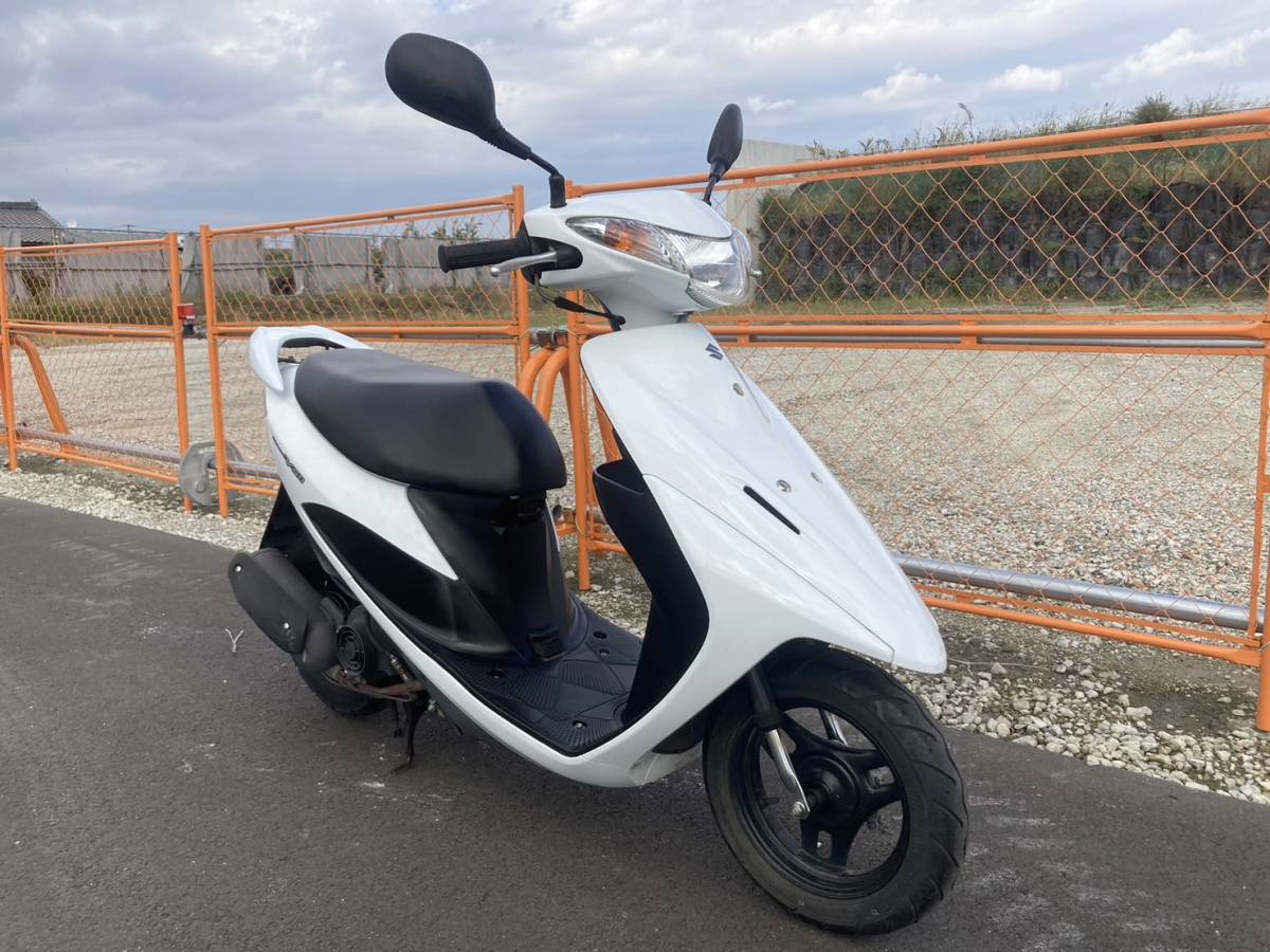 ≪愛知≫ アドレスV50 CA44A (166番台～) 実働 安定 車両 書付 オプション(スポイラー付) 検索★ ジーツー ZZ セピア アドレス レッツ
