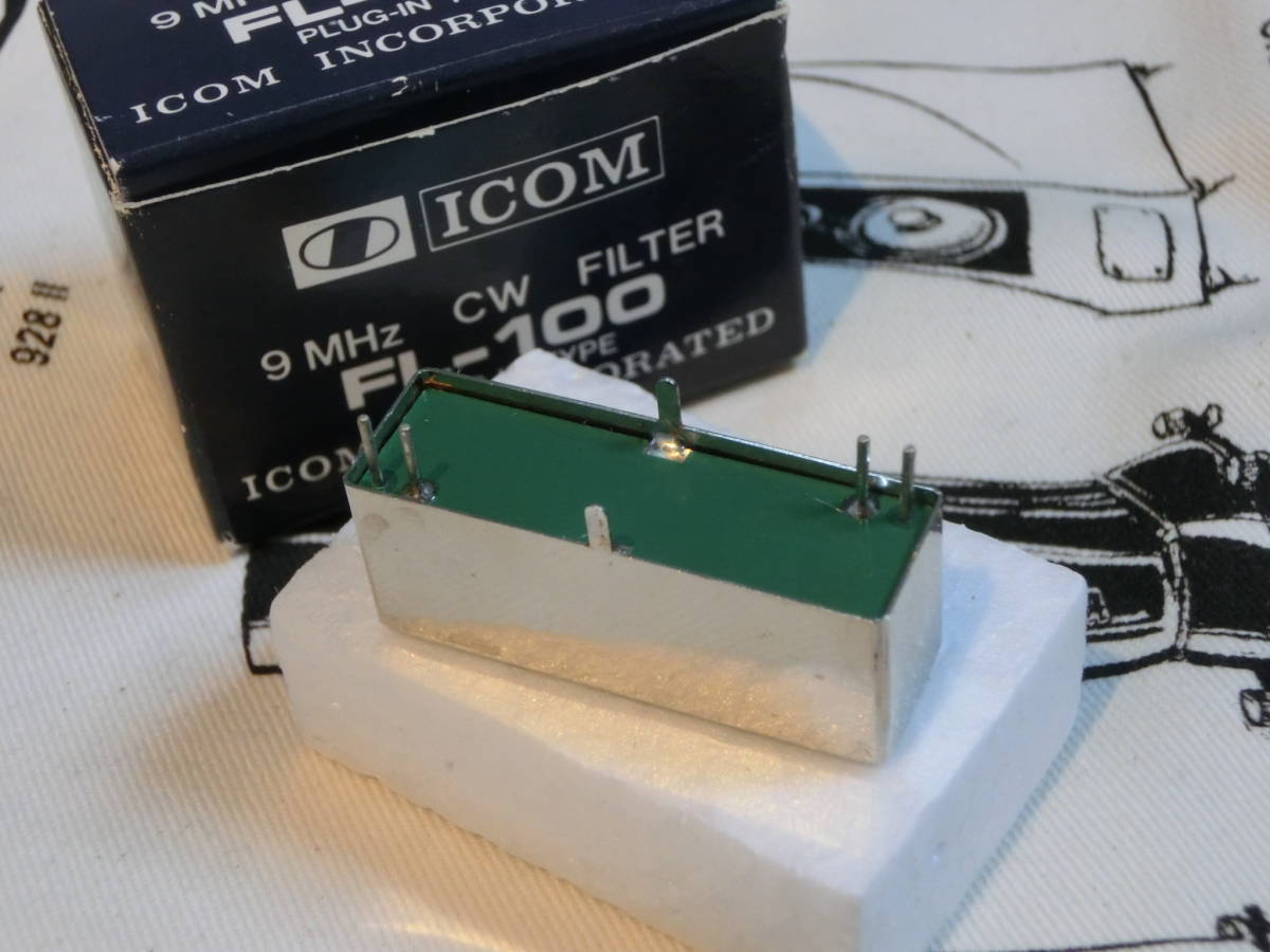 ICOM FL-100 CW FILTER 9MKhz 中古 ☆送料無料 【公式通販】