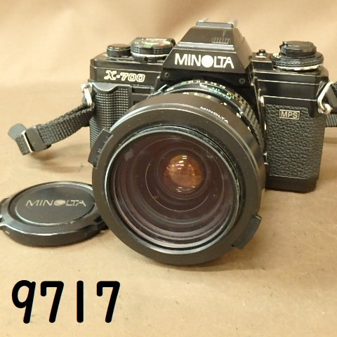 Minolta X-700 MD Film SLR Camera 50mm 35mm lens com with +