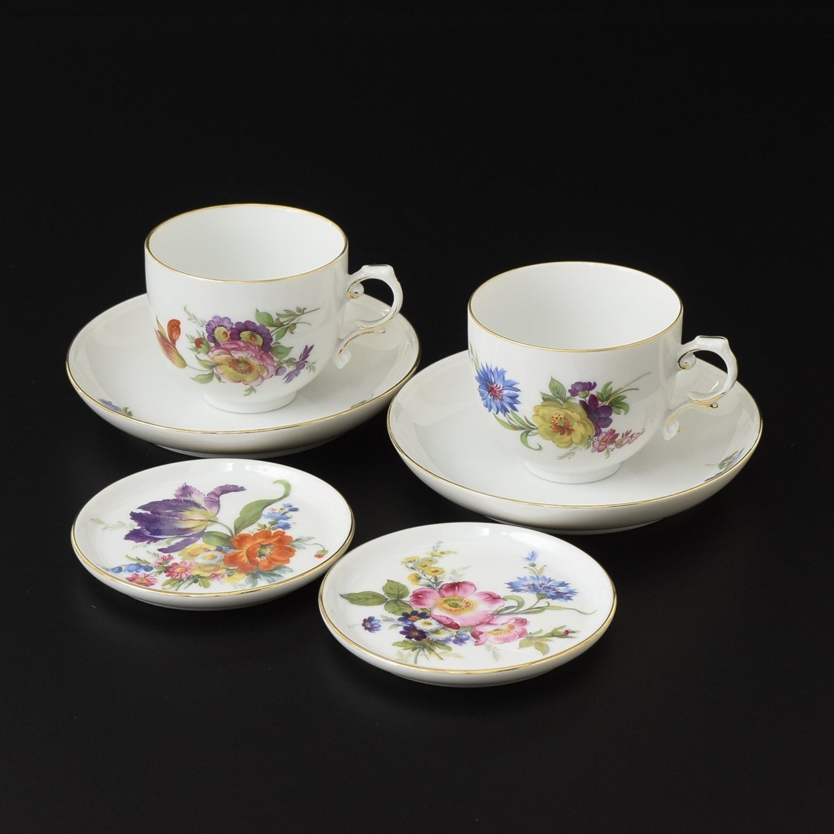 希少/5枚セット] Bone China mikasa NARUMI 『MOUNT HOLYOKE 114』大皿