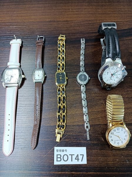 BOT47　腕時計　部品取り　ジャンク品　おまとめ6点　ELITE　ALBA　など