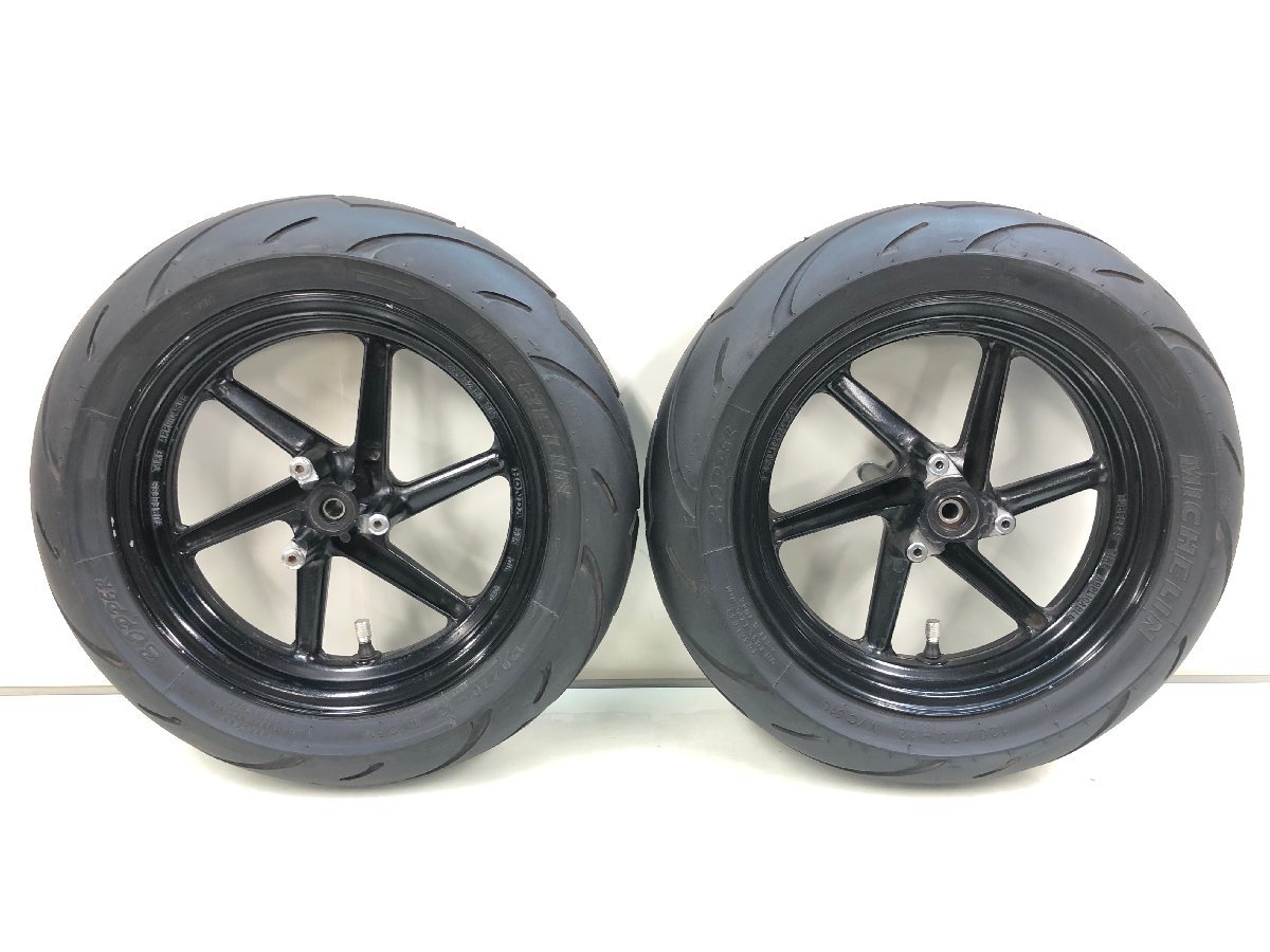 30) ホンダ XR 100 モタード 純正 ホイール セット HD13-1002※※※ エイプ B6
