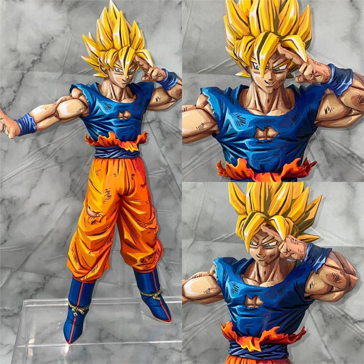 一番くじ ドラゴンボール D賞 孫悟空 二次元彩色リペイントフィギュア