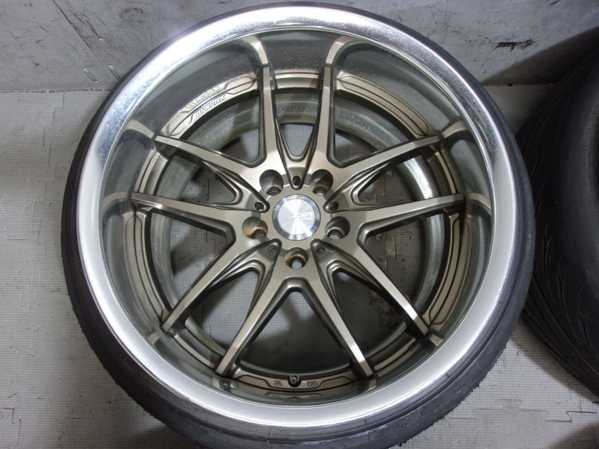 ☆送料無料!美品!深リム!☆WORK ワーク XSA XS4 戦 イクサ 18インチ