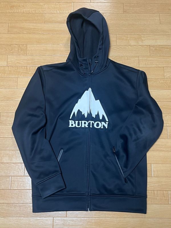 送込】バートン Burton Bonded Full-Zip Hoodie Mサイズ True Black