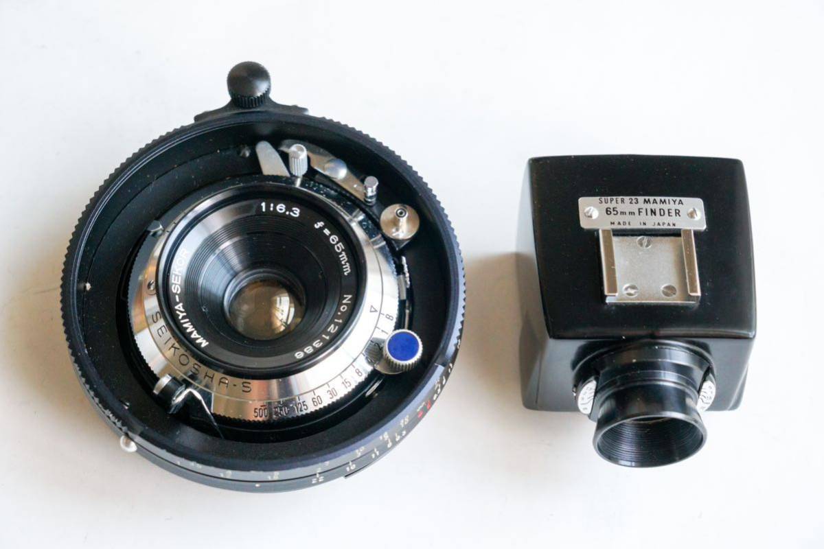 動作確認済・美品】MAMIYA-SEKOR 65mm F6.3 中判用レンズ 広角単焦点