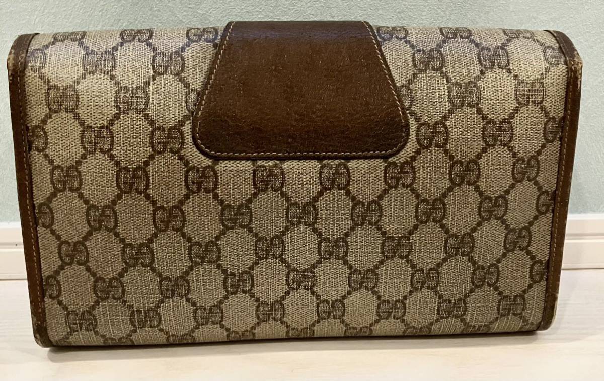 オールドグッチ シェリーライン GUCCI セカンドバッグ クラッチバッグ 