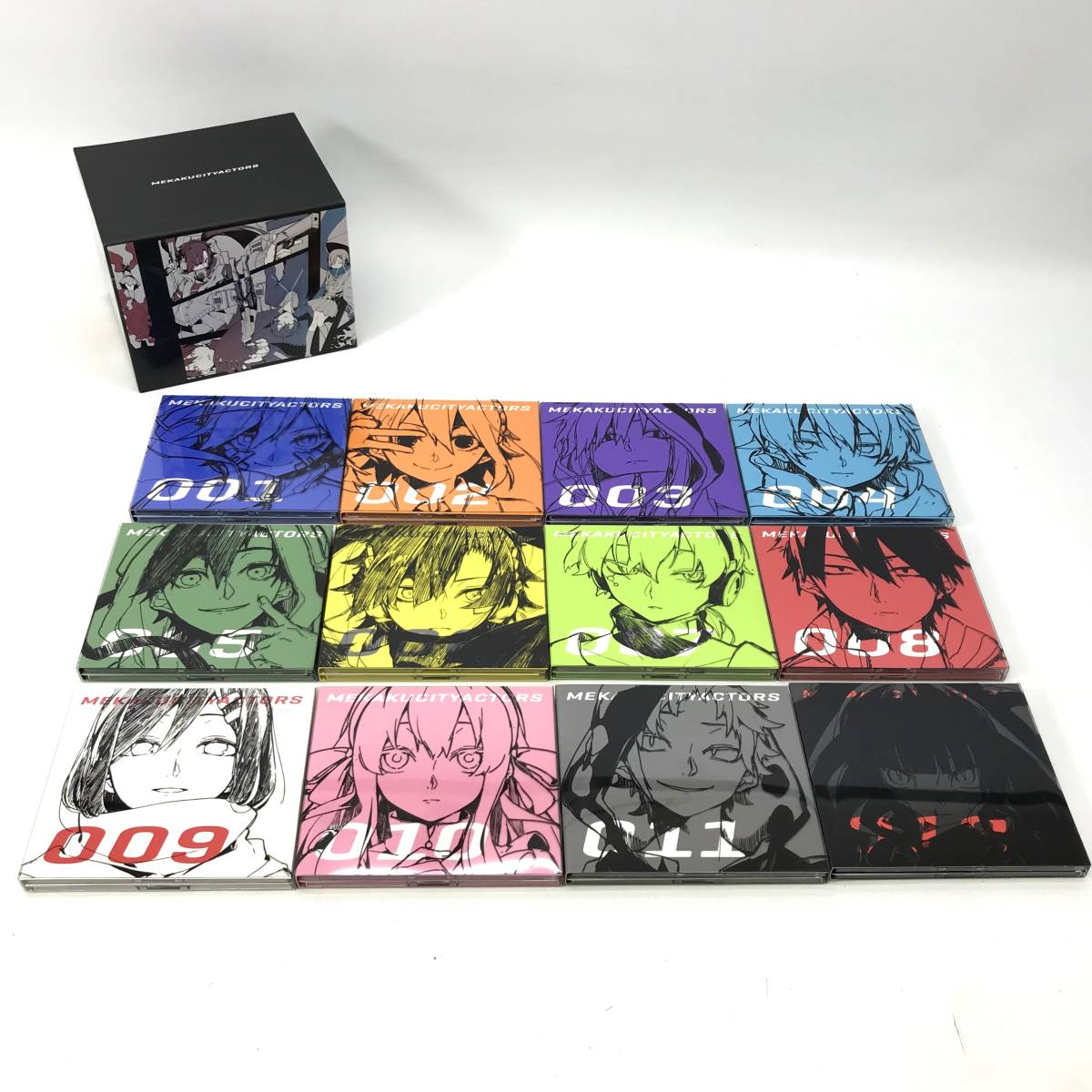 ○【中古/60】メカクシティアクターズ 全12巻セット Blu-ray 収納BOX付