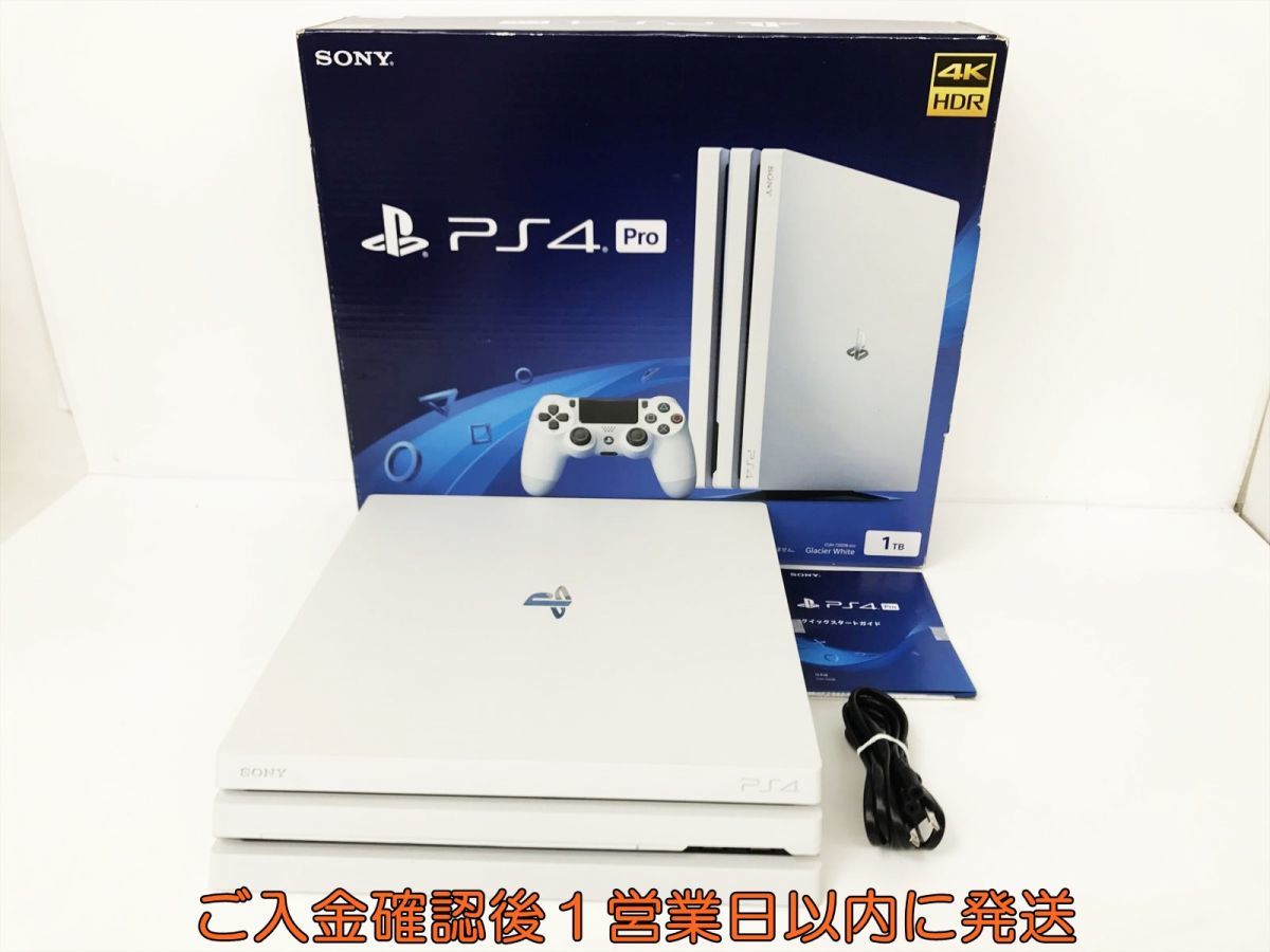 1円】PS4 Pro 本体/箱 セット 1TB ホワイト SONY PlayStation4 CUH 