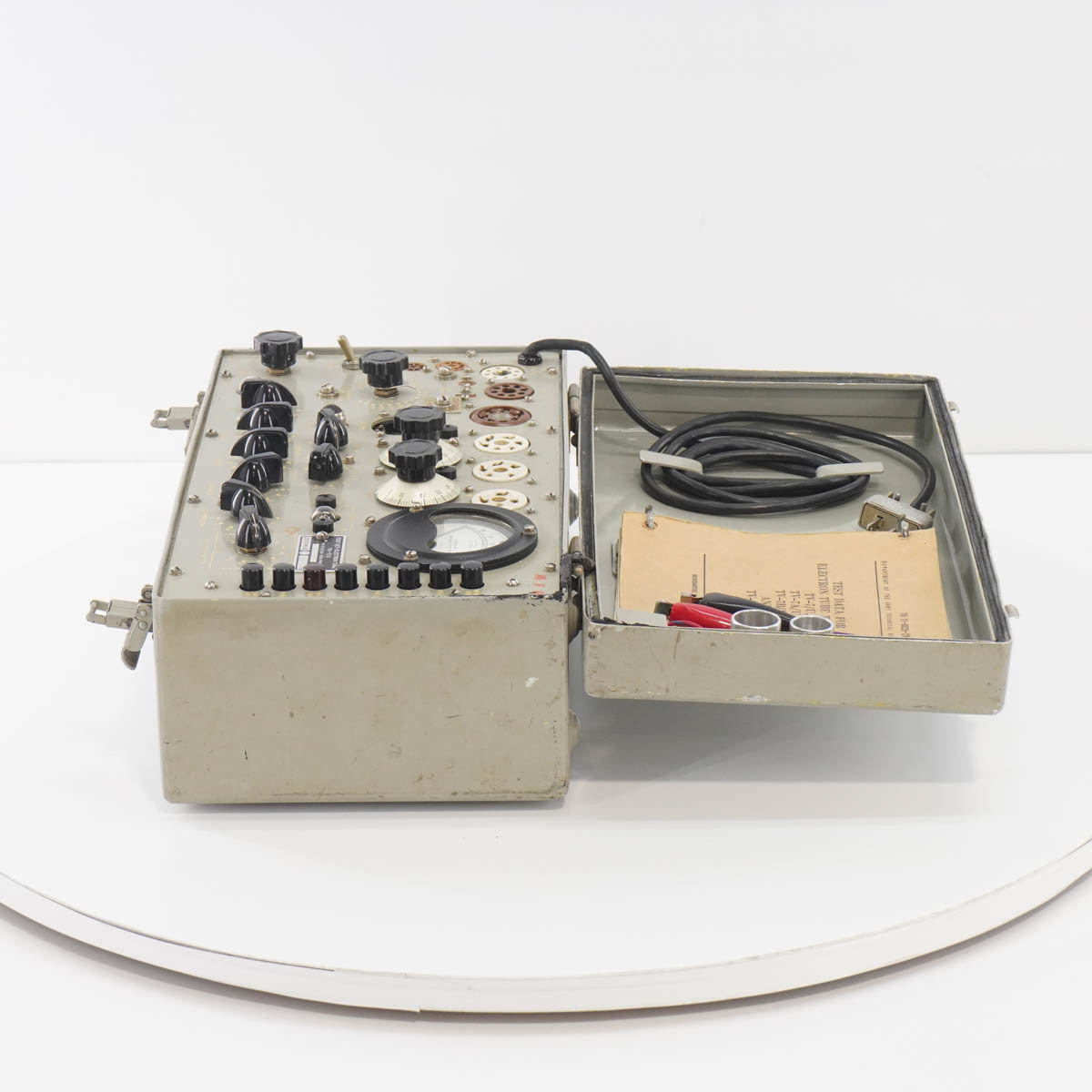 JB] 現状販売 TV-7/U SUPREME TEST SET-ELECTRON TUBE 真空管試験機