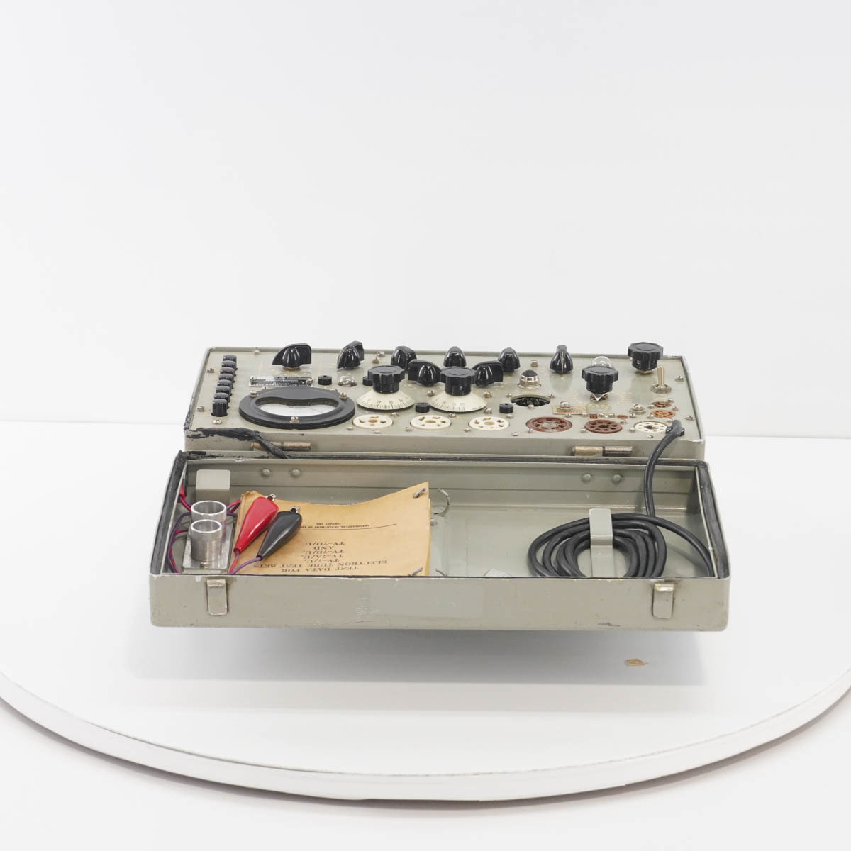 Tv-7/u 真空管試験機　usarmy アメリカ　 現状　テスター JB] 現状販売 TV-7/U SUPREME TEST SET-ELECTRON TUBE 真空管試験機