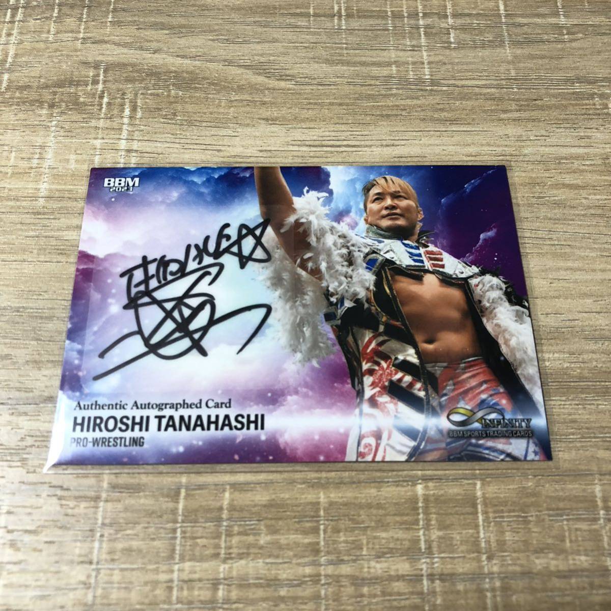 【棚橋弘至/プロレス】2023 BBM INFINITY インフィニティ 横型 直筆サインカード 90枚限定　72