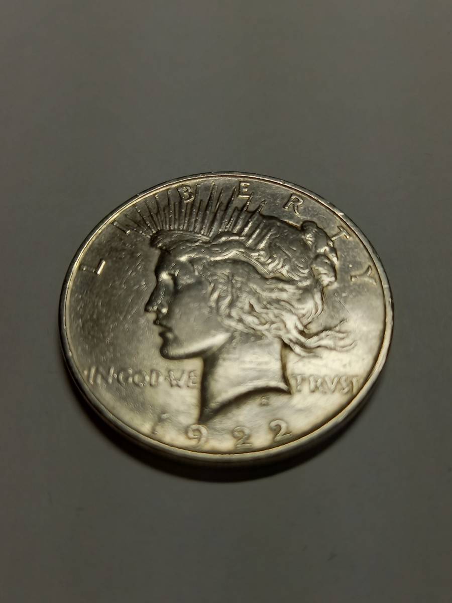 銀貨 アメリカンイーグル ピースダラー 1＄ ミントマーク【（D