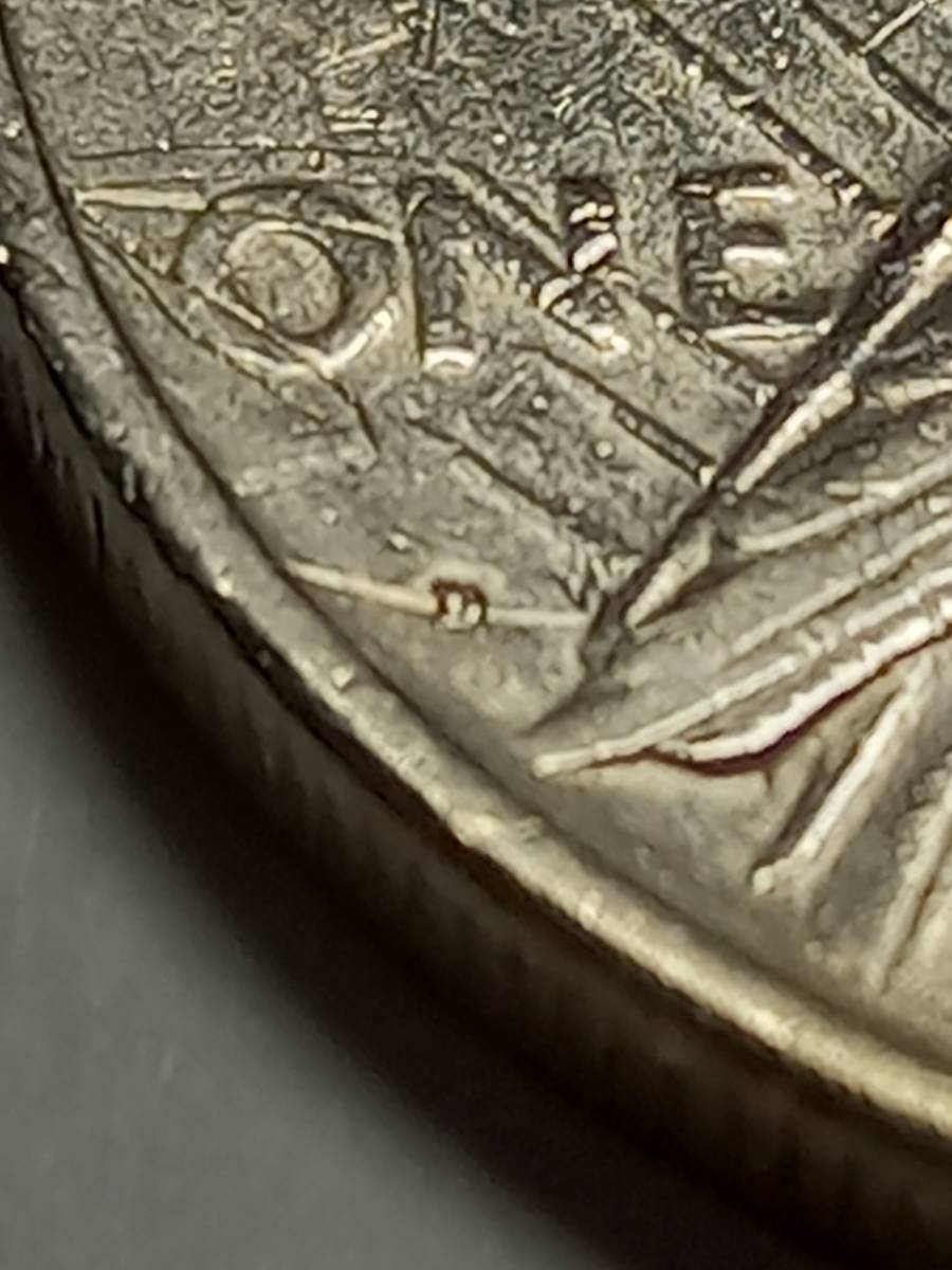銀貨 アメリカンイーグル ピースダラー 1＄ ミントマーク【（D