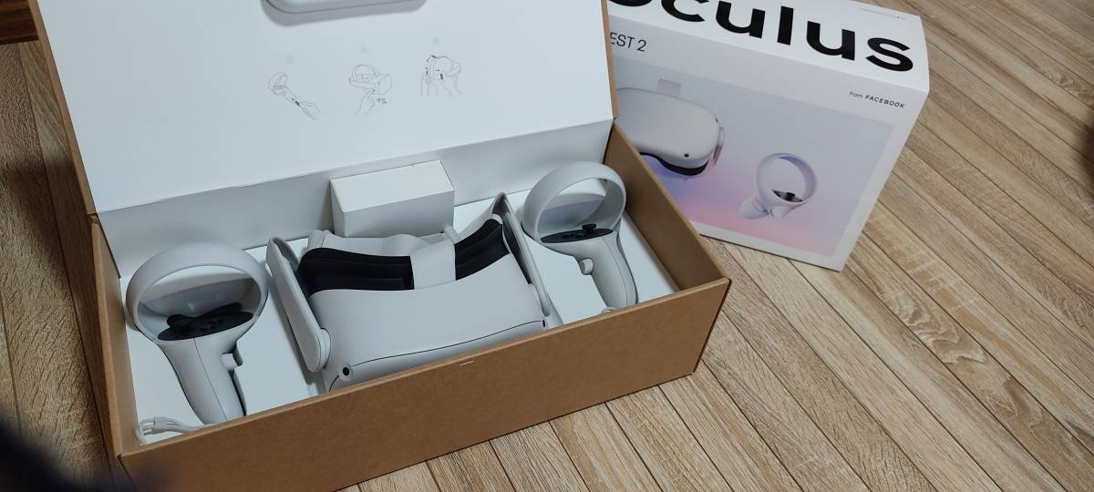 Oculus Quest2 64GB VRヘッドセット　オキュラスクエスト（現Meta Quest2）