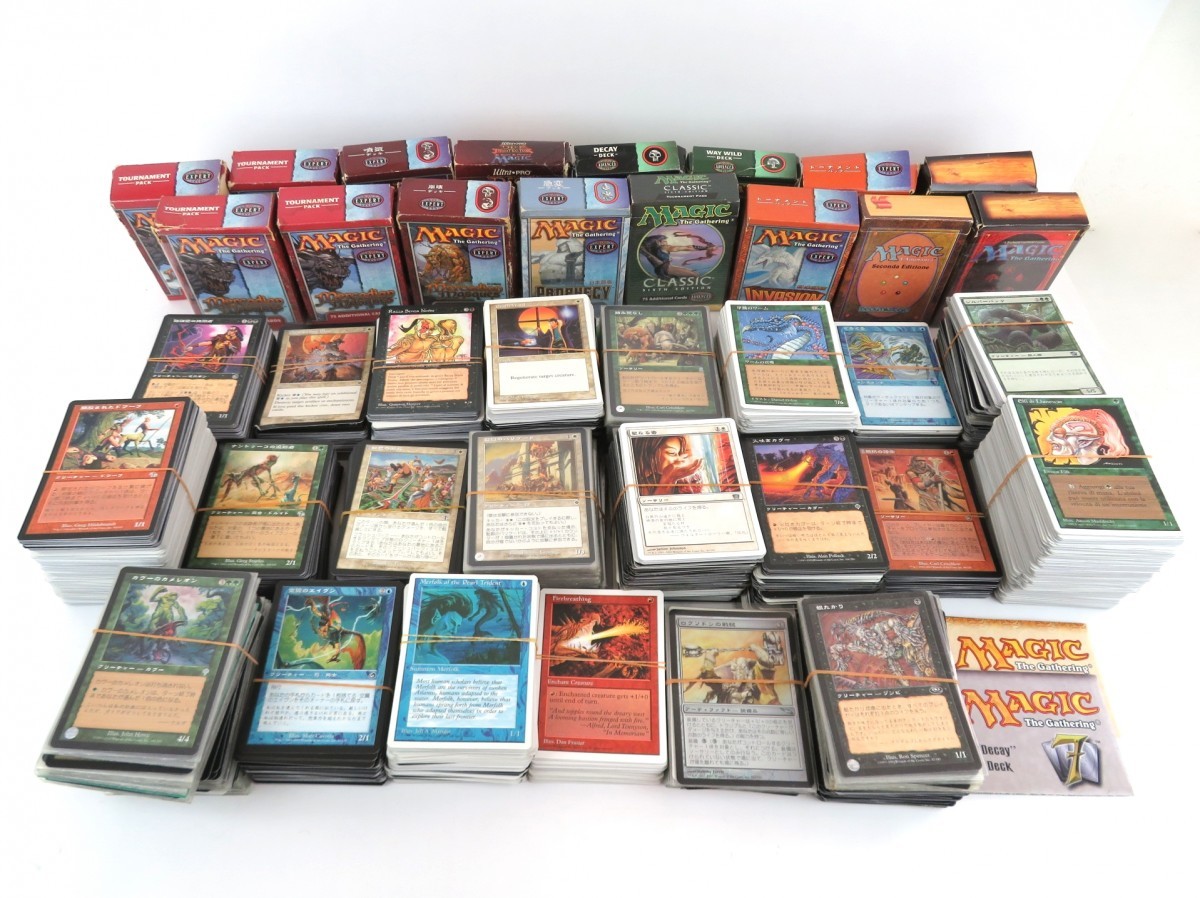 まとめ 大量 MAGIC The Gathering マジック：ザ・ギャザリング ホログラム 日本語版 英語版 外箱付あり 1028-053
