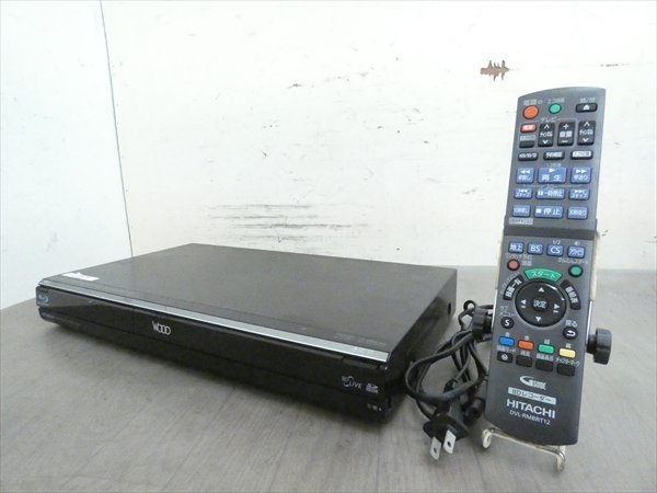 10年☆日立/WOOO☆HDD/BDレコーダー☆DVL-BR10☆リモコン付 管