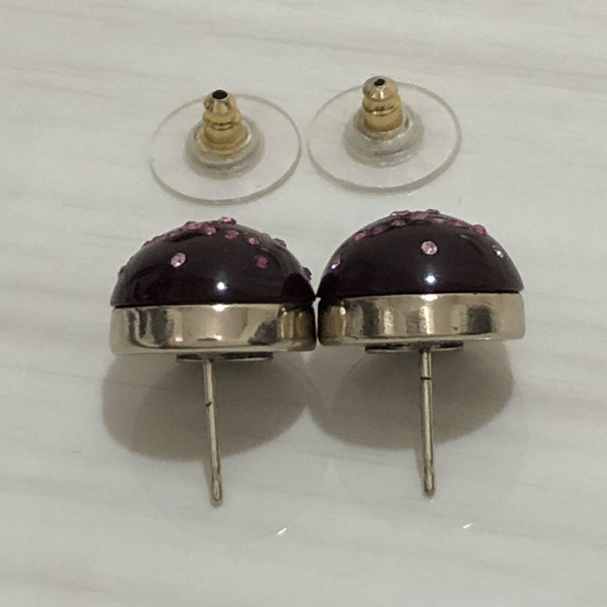 シャネル ラインストーン ピアス 08A ココマーク (管F392 W08 ) 【公式