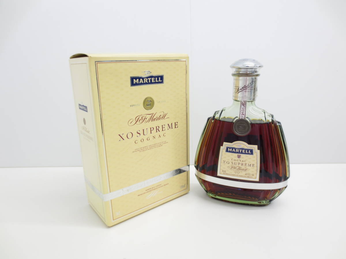 未開栓 MARTELL XOスプリーム コニャック マーテル グリーンボトル