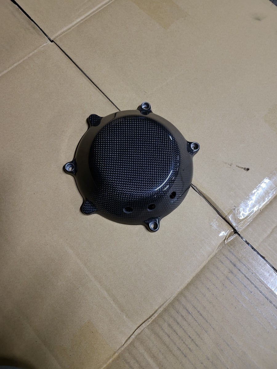 ドゥカティ S4R クラッチカバー カーボン 即決 美品 DUCATI カーボン