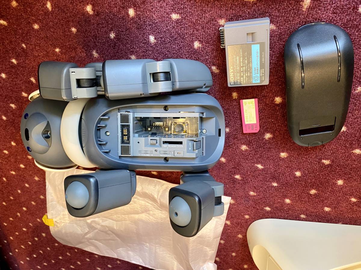ジャンク 】 SONY AIBO 初期型 ERS-312 アイボ マカロン ブラック 定価