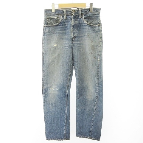 リーバイス Levi's 505 60's 70's デニム 刻印8 ビッグE 赤耳 インディゴ 実寸W33/L30 STK メンズ