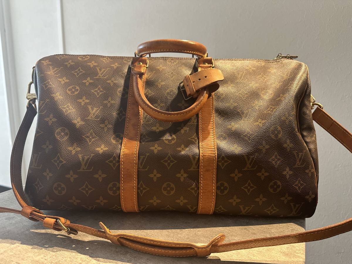 1円スタート】LOUIS VUITTON ルイヴィトン キーポル 45 バンドリエール