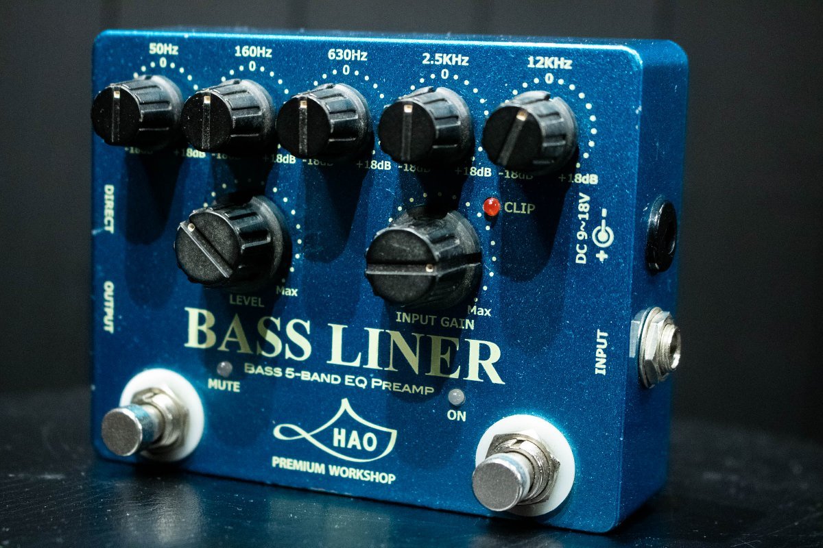 限定色】HAO BASS LINER/プリアンプ/イコライザー/エフェクター hao