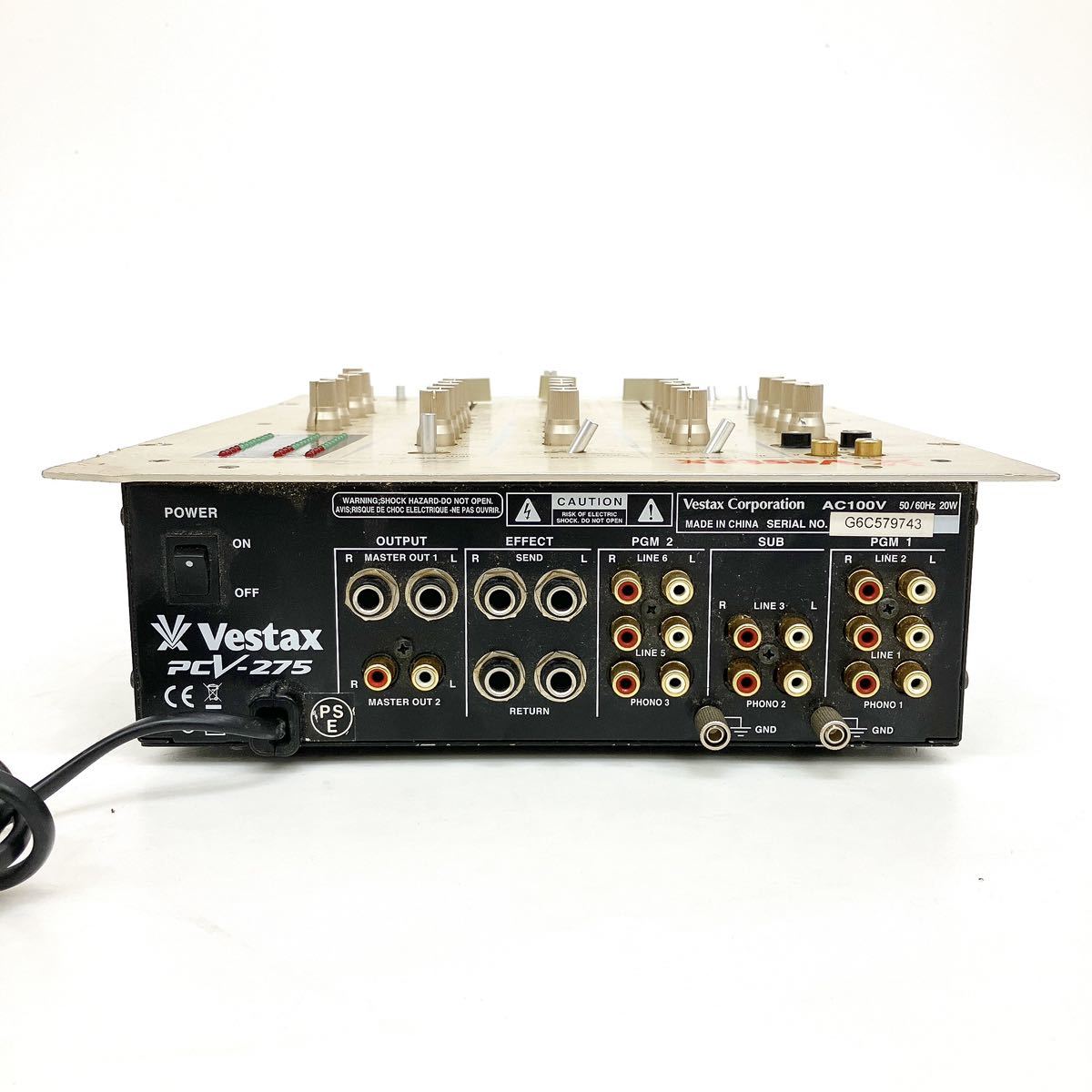 Vestax PCV-275 DJミキサー 【公式通販】