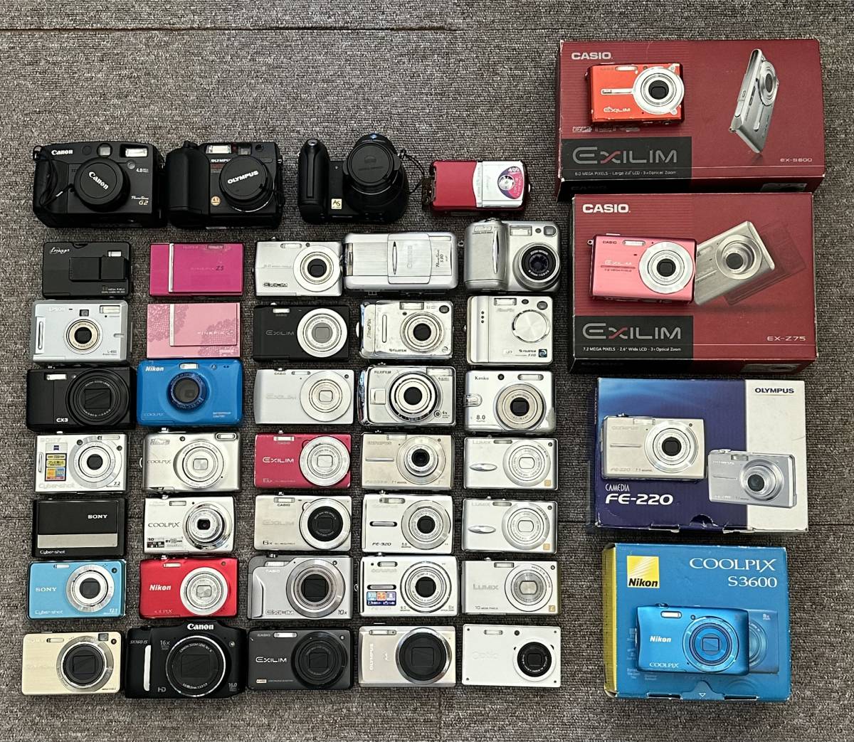 CANON | Nikon 18点まとめ T-606 コンデジ(コンパクトデジタルカメラ