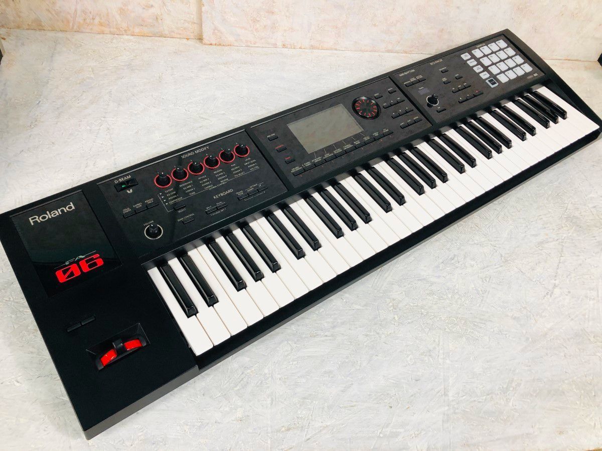 Roland シンセサイザー FA06 ver.2.0 美品 Roland FA-06 Ver2.0 ローランド シンセサイザー ワークステーション
