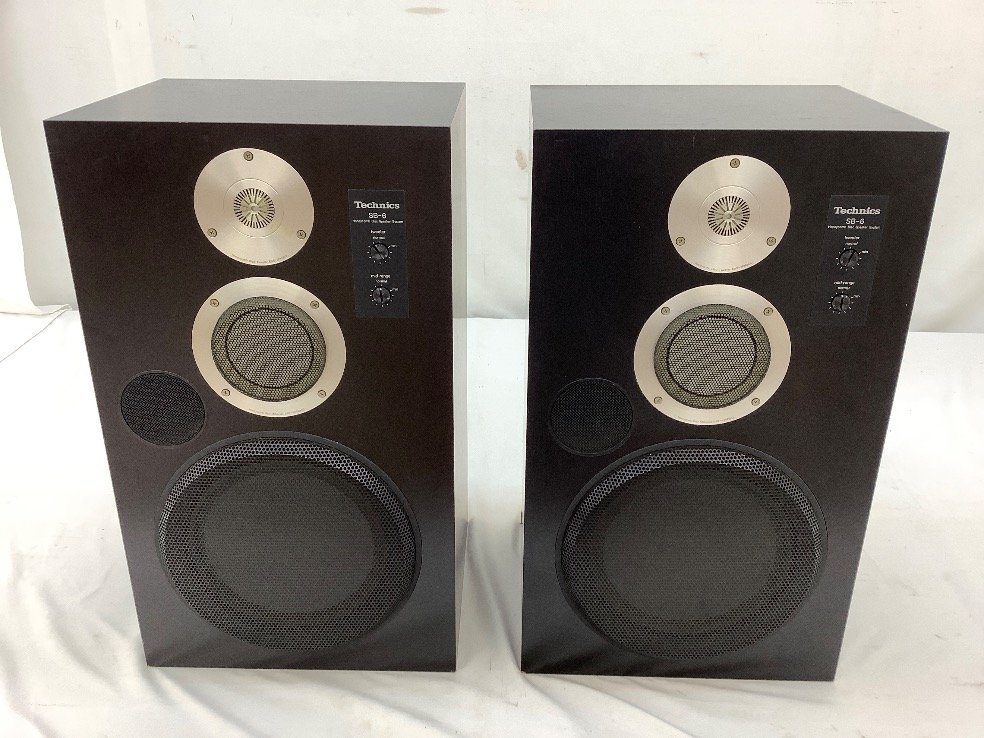 松下電器 Technics/3ウェイスピーカーシステム SB-6 2台セット 動作