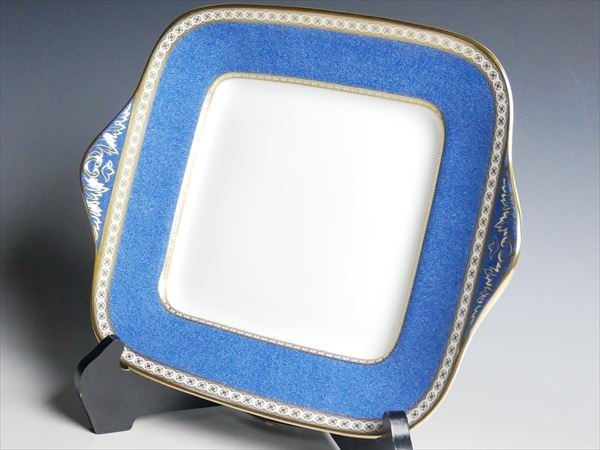 k851 ウェッジウッド ユーランダーパウダー ブルー BBプレート 大皿 27.5cm